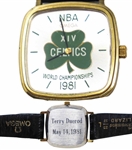 Terry Duerod Personally Owned Boston Celtics Items -- Including Duerod's 1981 NBA Championship Ring